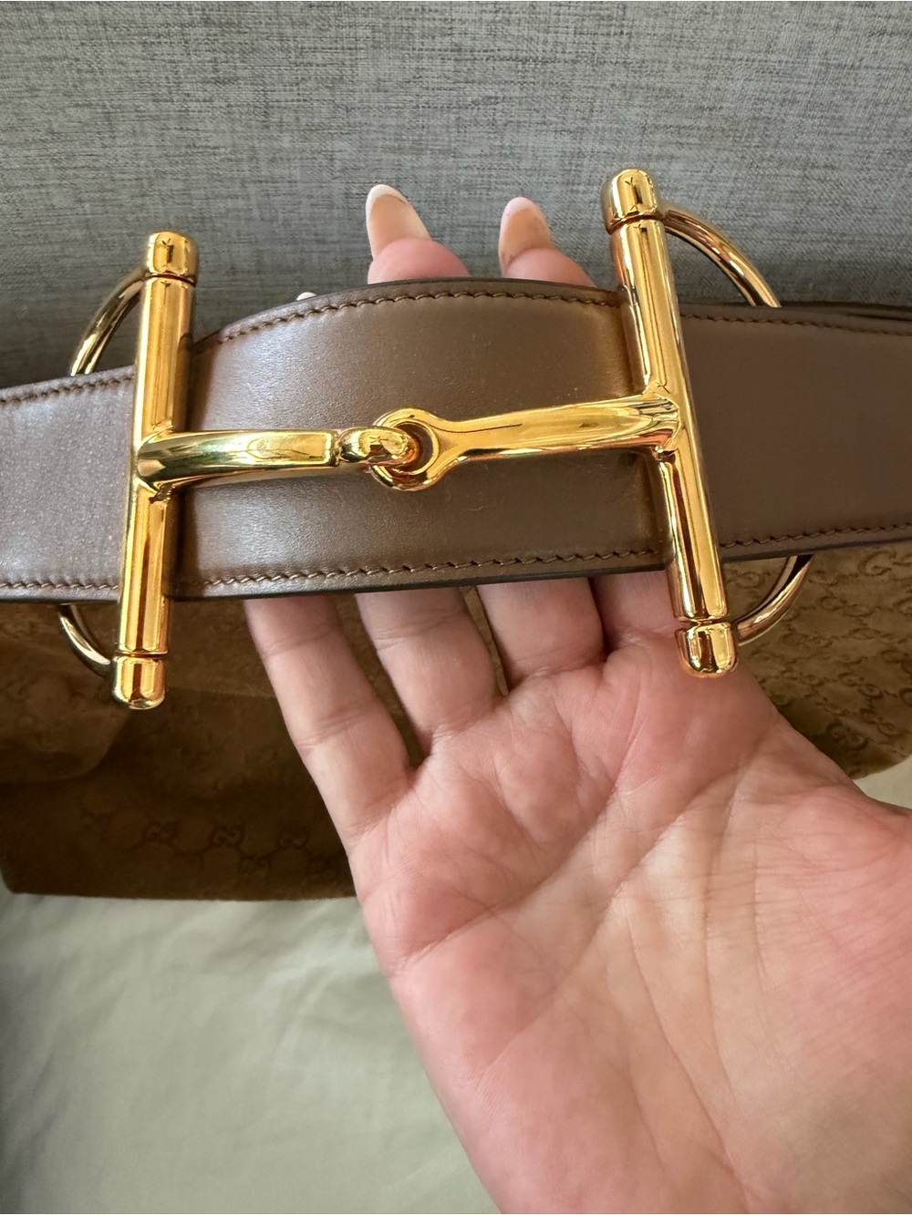 Gucci Beatrix suede maxi GHW 2025 new! - Picture 13 of 16